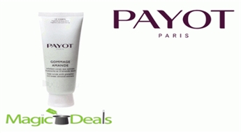 Ir uz vietas! Payot Gommage Amande 25ml (body scrub with pistachio and sweet almond extracts).