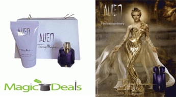 Var izņemt uzreiz! Komplekts Thierry Mugler Alien women EDP 6ml+ 30ml ķermeņa losjons.
