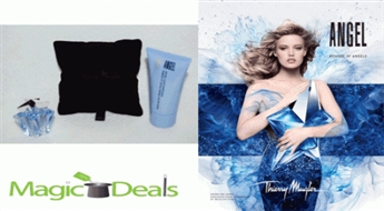 Var izņemt uzreiz! Komplekts Thierry Mugler Angel women EDP 5ml+ 30ml ķermeņa losjons.
