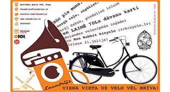Veļas mazgāšana un žāvēšana+piedalies loterijā un iegūsti 70Ls dāvanu karti no Run Rabbit Bicycle!