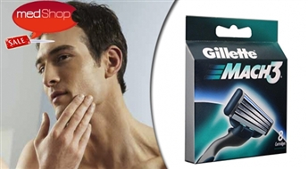 GILLETTE: Комплекты 8  лезвий Mach3