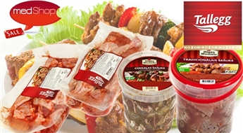 Мясо для жарки от Rīgas Miesnieks и Tallegg: шашлык, куриные крылышки или бекон для гриля