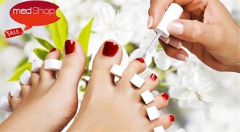 DIVINITY: Классический педикюр + покрытие Gelish лаком