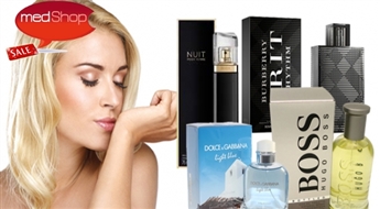 Ароматы марок D&G, Hugo Boss, Burberry, Elizabeth Arden для мужчин и женщин