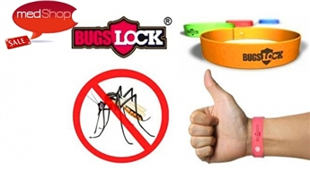 100% натуральные браслеты против комаров для детей и взрослых BUGSLOCK