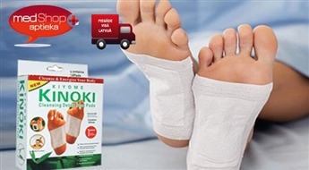 KINOKI Detox: bioplāksteri efektīvai un vieglai organisma attīrīšanai no toksīniem un šlakvielām.