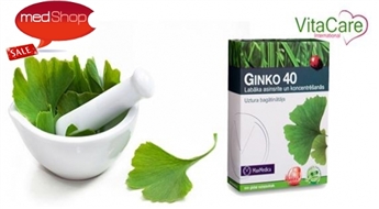 Ginko 40 - atmiņai un asinsritei