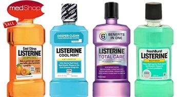Antibakteriāls mutes skalojamais šķīdums LISTERINE: CoolMint,Total Care, fresh brust vai Citrus