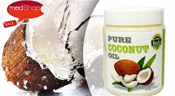 100% чистое кокосовое масло холодного отжима (550 мл)
