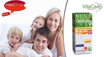 VitaCare: Omega-3 рыбий жир для иммунитета. 60 капсул - на 2 месяца!
