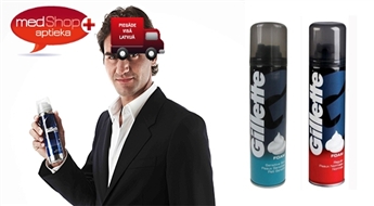 Skūšanās putas GILLETTE  Regular vai Sensitive Skin (200ml)