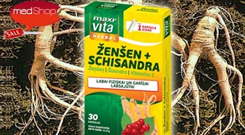 VITAR:  MaxiVita® Herbal Ženšen + Schisandra для восстанавлении психической и физической работоспособности!