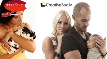 1h radoša fotosesija studijā CreativeBox.lv