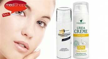 Dermatoloģiskie krēmi bojātai, ļoti sausai, raupjai ādai UREA 10% vai DERMATOPAN