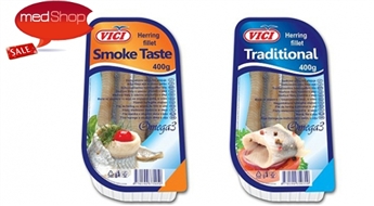 VICI siļķu fileja augu eļļā: tradicionālā vai ar dūmu aromātu!