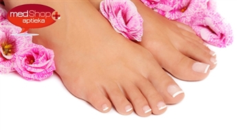Классический педикюр + покрытие устойчивым лаком Gelish  Harmony