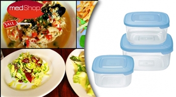 Plastmasas kārbiņu komplekti pārtikas produktu uzglabāšanai. Ņem maltīti līdzi!