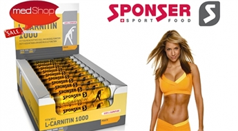 SPONSER: L-Karnitīns (30 ampulas) + sporta pudele (750 ml) dāvanā!
