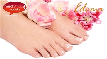 Aparātpedikīrs + Gelish + SPA procedūra ar Šī sviestu īpaši maigām pēdiņām.