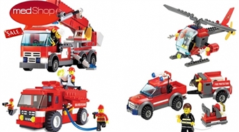 Lego tipa spēļu konstruktori - ugunsdzēsēji