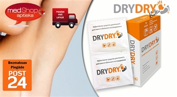 DRYDRY ® Salvetes – Jūsu drošākais un efektīvākais līdzeklis pret sviedriem!
