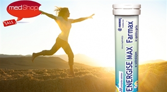 FARMAX: ENERGISE MAX Vitamīnu un minerālvielu komplekss enerģijai