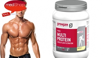 SPONSER: MULTI PROTEIN (850 гр) протеин с лейцином и витаминами для увеличения мышечной массы