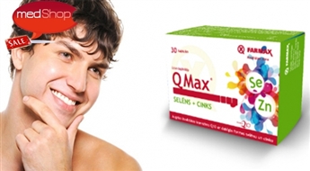 FARMAX: QMax Selēns + Cinks N30  для мужского здоровья