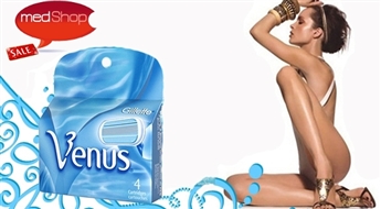 Для безупречно гладкой кожи: лезвия GILLETTE VENUS для женщин (8 кассеты)