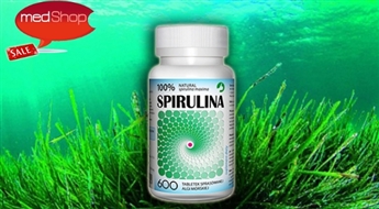 Таблетки Spirulinа (600 шт.) или порошок (200г.)  - источник микроэлементов и белков, богатейший источник витамина B12!