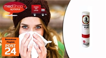 Homeopātiskais inhalācijas zīmulis SIANG PURE vai PEPPERMINT FIELD - efektīvs līdzeklis iesnu un saaukstēšanās ārstēšanai