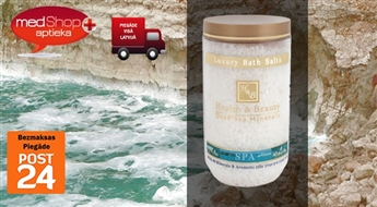 Ārstnieciskais Nāves jūras sāls Health&Beauty  1.2kg - Jūsu organisma attīrīšanai un veselības veicināšanai!