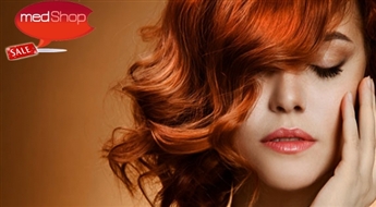 Salons Orhideja: Окрашивание волос краской GKhair + стрижка горячими ножницами + укладка
