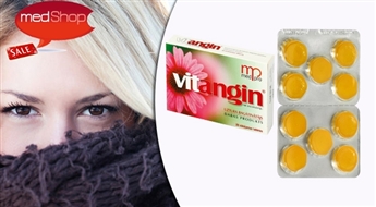Воспаление горла и кашель? Пастилы VITANGIN с витамином C поможет!