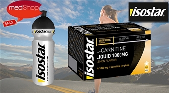 ISOSTAR L-CARNITIN LIQUID ампулы + бутылка + полотенце- для идеальной формы и прекрасного самочувствия!