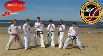 1 mēneša  Taekwon-do nodarbību abonements  ar 50% atlaidi! Iemācies aizstāvēt sevi un citus!