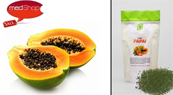 Sasmalcinātas papaijas lapas (100 g ) - antioksidantu un minerālvielu avots