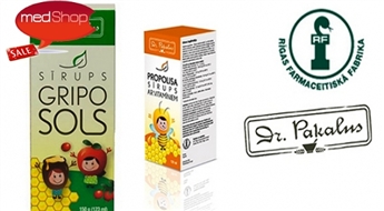 RFF: Griposols vai Propolisa sīrups ar vitamīniem