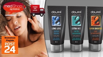Dolphi lubrikantu komplekti  Long Love vai Super Sensitive