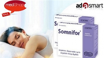 Kapsulas SOMNIFOR - ātrākai iemigšanai  un veselīgam miegam