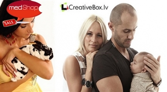 1h radoša fotosesija studijā CreativeBox.lv