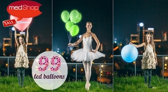 Цветных LED шаров в различных формах  или бумажный фонарь с LED  элементом для красивого праздничного оформления со скидкой 20%!