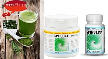 Таблетки Spirulinа (600 шт.) или порошок (200г.)  - источник микроэлементов и белков, богатейший источник витамина B12!