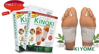 KINOKI Detox: bioplāksteri efektīvai un vieglai organisma attīrīšanai no toksīniem un šlakvielām (30 gab)