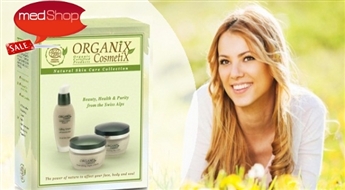 Комплект натуральной косметики Organix Cosmetix: дневной и ночной крем + сыворотка