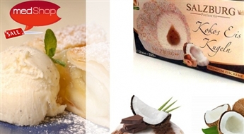 Вкусное мороженое: яблочный штрудель DELUXE и Salzburg Kokoss