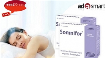 Kapsulas SOMNIFOR - ātrākai iemigšanai  un veselīgam miegam