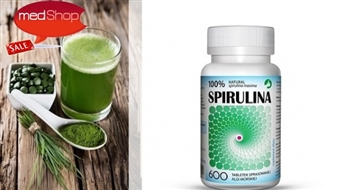 B vitamīna avots - Spirulīnas tabletes (600 gab) imūnsistēmas stiprināšanai, svara normalizēšanai un enerģijai