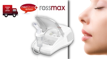 Kompresijas inhalators Rossmax NA100 elpceļu saslimšanu ārstēšanai un profilaksei
