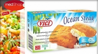 VICI: Panēts kalmāra steiks ar sieru (5 kg)